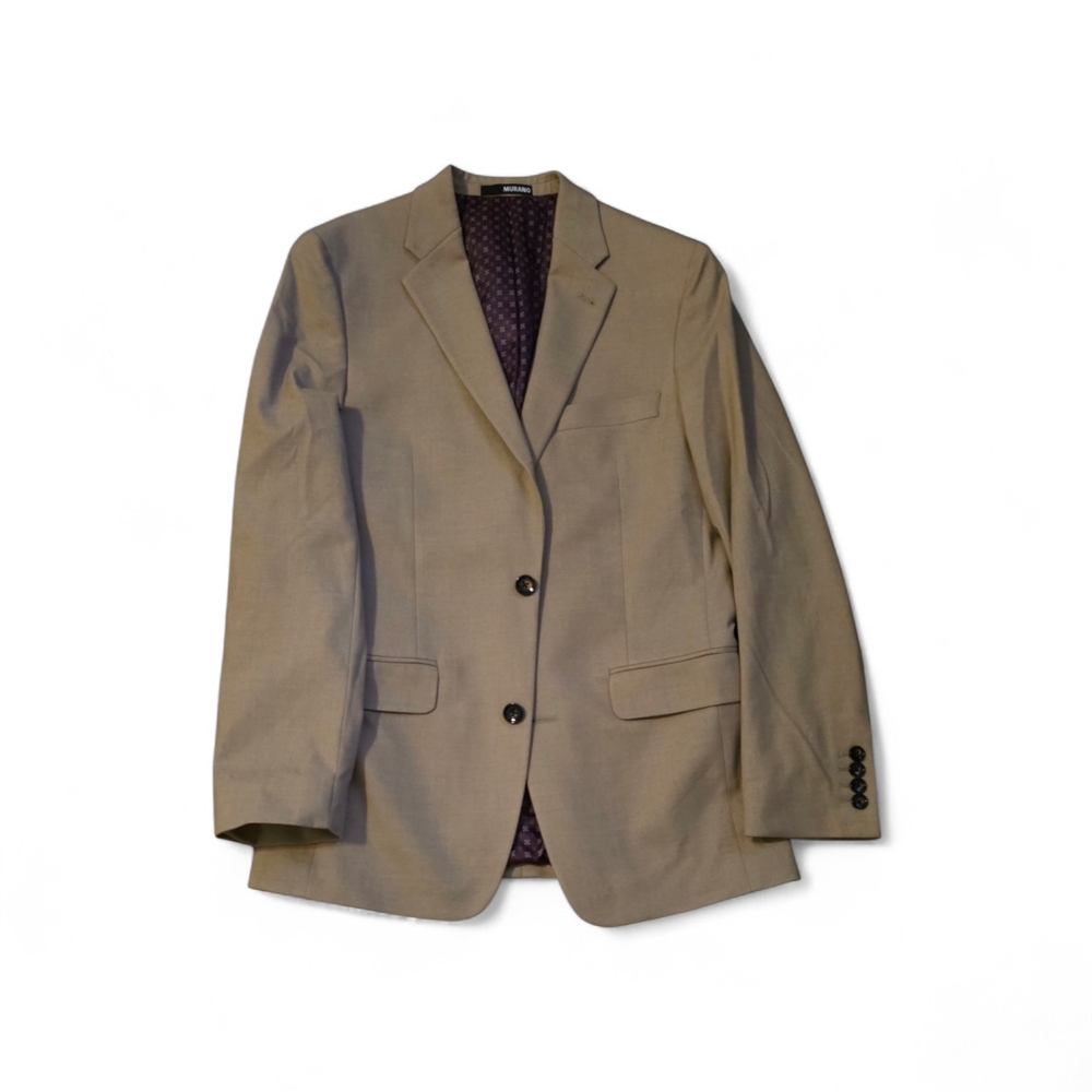 Murano Men's Khaki Two-Button Sport Coat